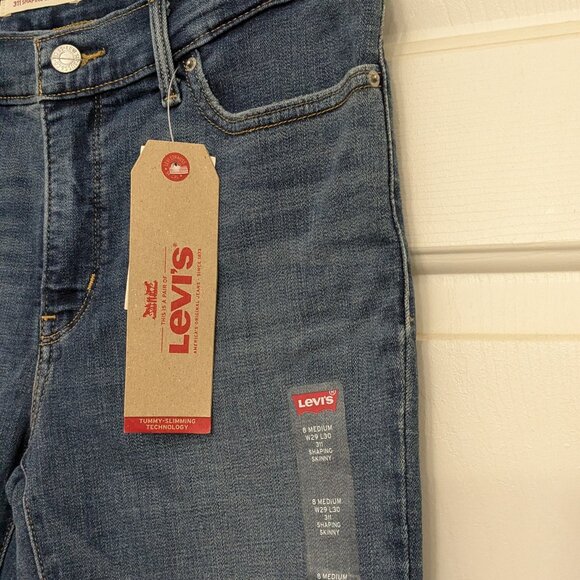 Levi's® 311™ Shaping Skinny Women's Jeans Size 29 Blue NWT - Picture 4 of 15